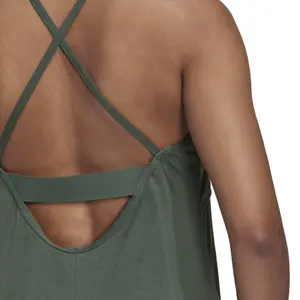 Tampo do tanque de emagrecimento feminino adidas Aeroready Studio Crossback image-6