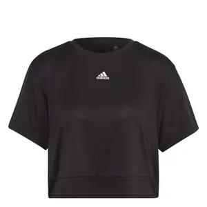 Camiseta corta holgada de mujer adidas Aeroready Studio image-3