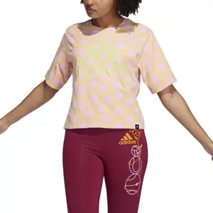 Camiseta corta estampada de mujer adidas FARM Rio image-4