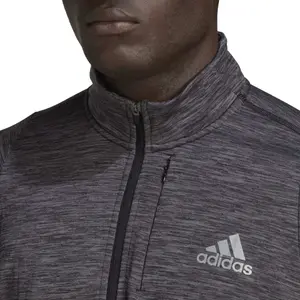 Sudadera cálida de 3 barras con media cremallera adidas Run Icons image-6