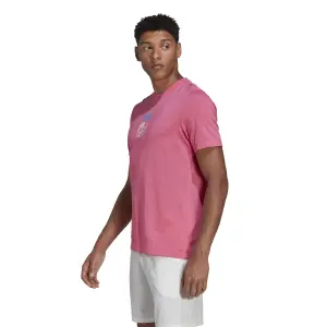 Camiseta de tenis gráfica adidas image-4