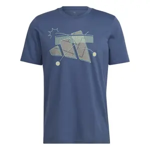 Camiseta de tenis gráfica adidas Aeroready image-3