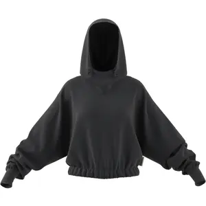 Camisola com capuz curta para mulher adidas Studio Lounge image-2