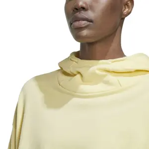 Kort sweatshirt med hætte til kvinder adidas Studio image-6