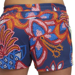 Pantalones cortos de punto de 3 rayas para mujer adidas FARM Rio Pacer image-6