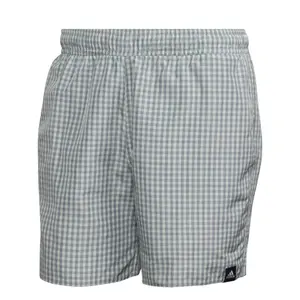 Pantalones cortos de baño a cuadros adidas image-3