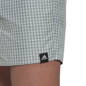 Pantalones cortos de baño a cuadros adidas image-5
