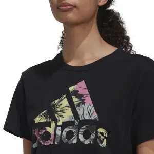 Camiseta regular estampada de mujer adidas image-4
