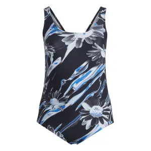 Women's 1-piece graphic swimsuit adidas Positivisea GT image-0