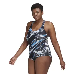 Women's 1-piece graphic swimsuit adidas Positivisea GT image-1