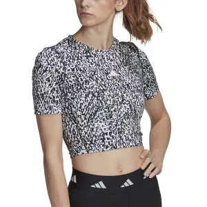 Vrouwen crop top T-shirt adidas Techfit image-2