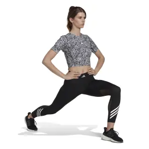 Vrouwen crop top T-shirt adidas Techfit image-4