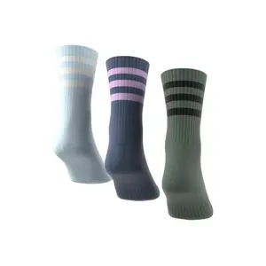 Calcetines acolchados a media pantorrilla con 3 rayas adidas (x3) image-4