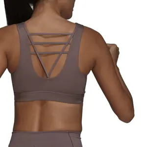 Sujetador de sujeción media para mujeres adidas CoreFlow Luxe image-3