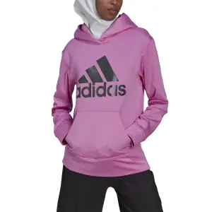 Felpa con cappuccio con logo grande da donna adidas Aeroready image-2