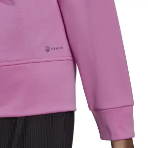 Felpa con cappuccio con logo grande da donna adidas Aeroready image-6