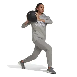 Sudadera con capucha y logotipo grande de mujer adidas Aeroready image-3