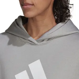 Sudadera con capucha y logotipo grande de mujer adidas Aeroready image-5