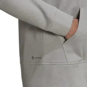 Sudadera con capucha y logotipo grande de mujer adidas Aeroready image-6