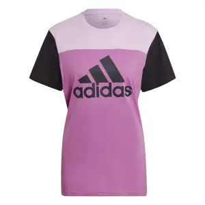 Camiseta con logo para mujer adidas Essentials Colorblock image-0