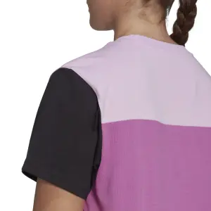 T-shirt com logótipo feminino adidas Essentials Colorblock image-6