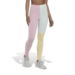 Leggings de algodón de 3 tiras para mujer adidas Essentials Colorblock image-1