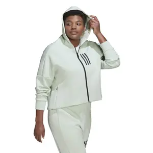 Figursyet sweatshirt med lynlås til kvinder adidas Mission Victory GT image-4