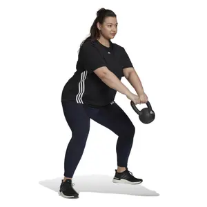 Camiseta de tres rayas para mujer adidas Train Icons GT image-1