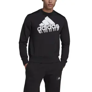 Sweatshirt i fleece adidas Essentials Brand Love image-3