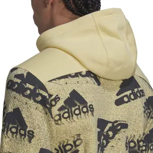 Fleece-sweatshirt med hætte adidas Essentials BrandLove image-6