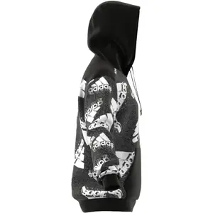 Sweatshirt med huva och fleece adidas Essentials BrandLove image-1