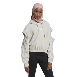 3-Streifen-Sweatshirt mit ausgeschnittenen Details Frau adidas Hyperglam image-3