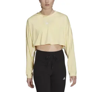Leichtes, übergroßes 3-Streifen-Sweatshirt für Frauen adidas Hyperglam Cut image-2