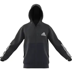 Sweatshirt med lynlås i fleece adidas Essentials Colorblock image-1