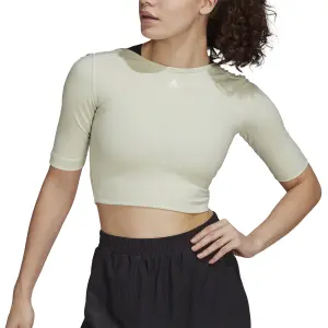 Camiseta de tirantes de mujer con la espalda abierta adidas Aeroready Studio image-3