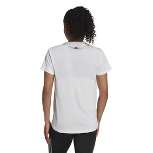Camisa desportiva feminina de 3 riscas adidas Brand Love image-4