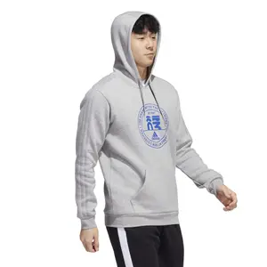 Hooded sweatshirt adidas Basics Emblem Graphic image-4
