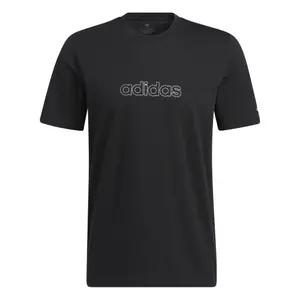 Camiseta con bordado lineal gráfico adidas image-1