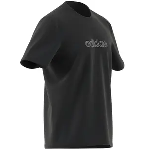 Camiseta con bordado lineal gráfico adidas image-3