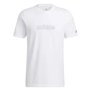 Camiseta con bordado lineal gráfico adidas image-1