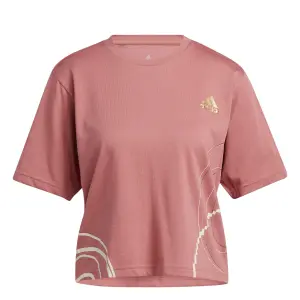 Camiseta gráfica corta de mujer adidas Holiday Lights image-0