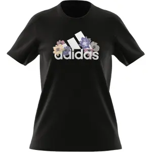 Camiseta gráfica floral para mujer adidas image-1
