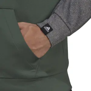Sweatshirt with large logo adidas Aeroready Game and Go image-5