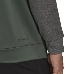 Sweatshirt with large logo adidas Aeroready Game and Go image-6