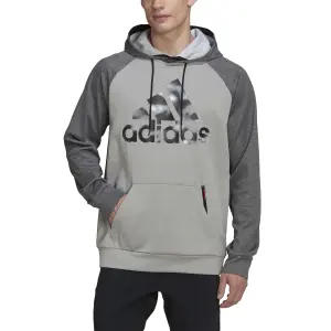 Logo hoodie adidas Aeroready Game and Go Camo image-2