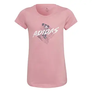 Camiseta gráfica de niña adidas image-1