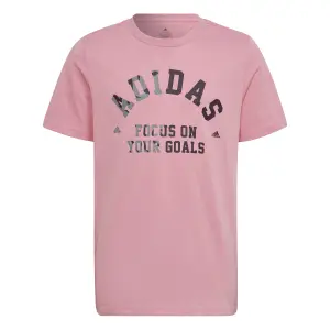 Graphic t-shirt for kids adidas image-0
