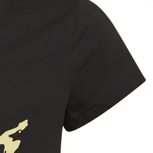 Grafisk T-shirt til piger adidas image-3