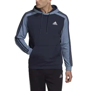 Sweatshirt med hætte i fleeceblanding adidas Essentials image-3