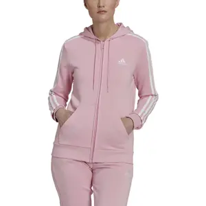 Sweatshirt mit Reißverschluss aus Fleece mit 3 Streifen, Damen adidas Essentials image-5